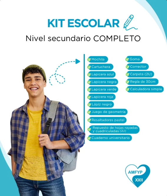 Kit Escolar Nivel Secundario Completo