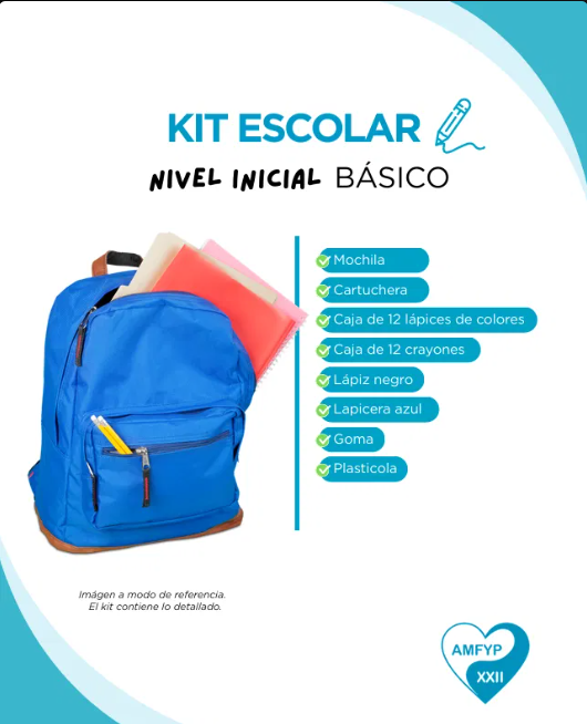 Kit Escolar Nivel Inicial Básico